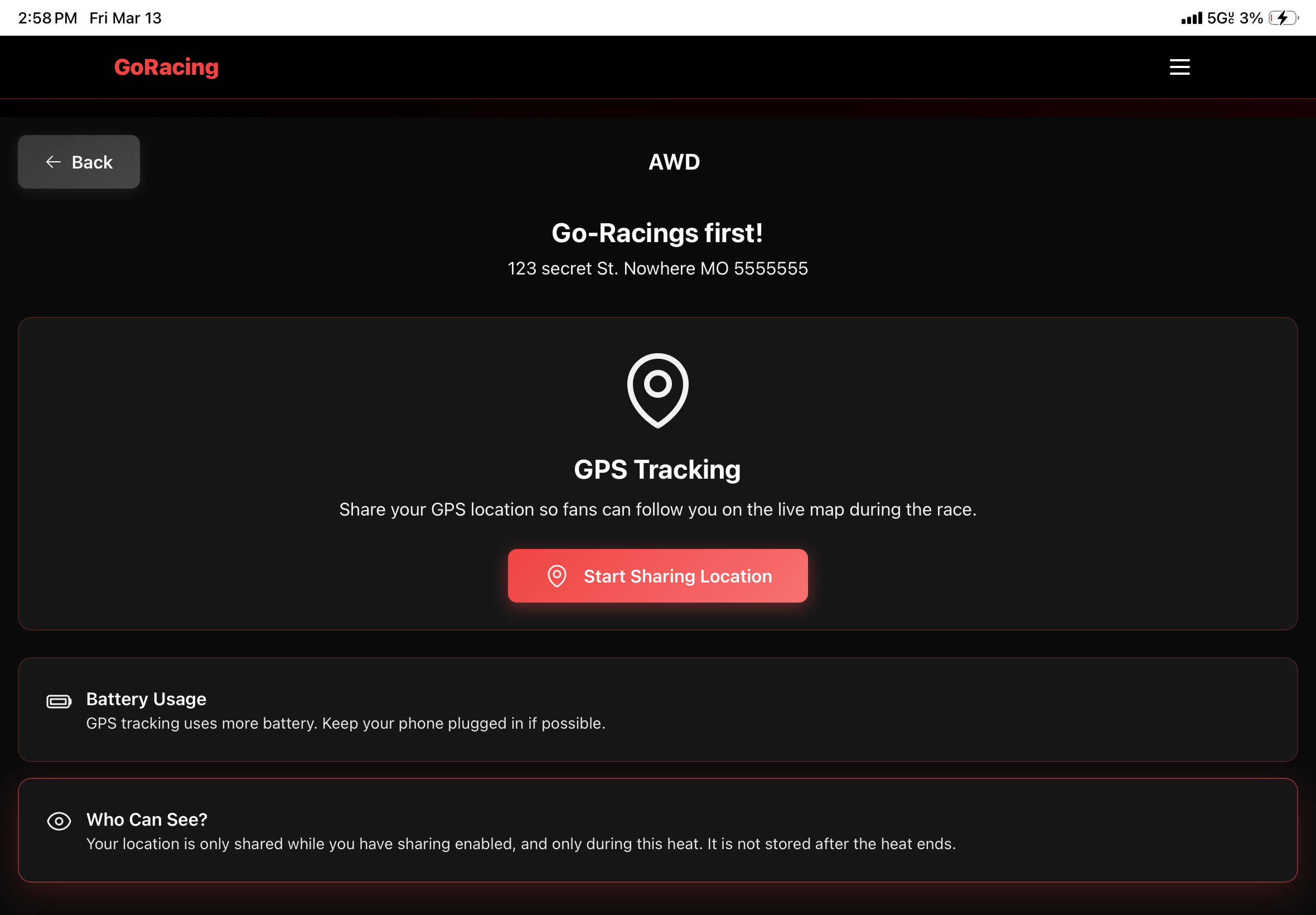 GPS tracking